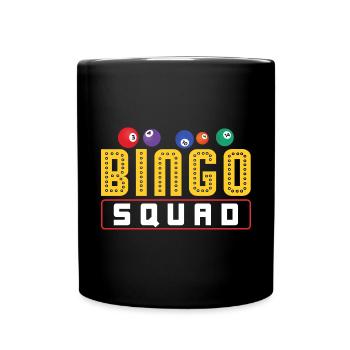 Bingo Buddies Funny Lucky Gambling - Tasse einfarbig - Schwarz - Vorne