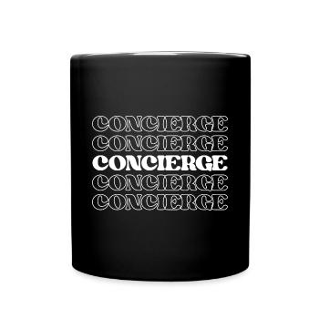 Concierge Guest Services Koordinator Gast - Tasse einfarbig - Schwarz - Vorne