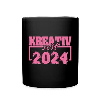Malerei 2024 - Tasse einfarbig - Schwarz - Vorne