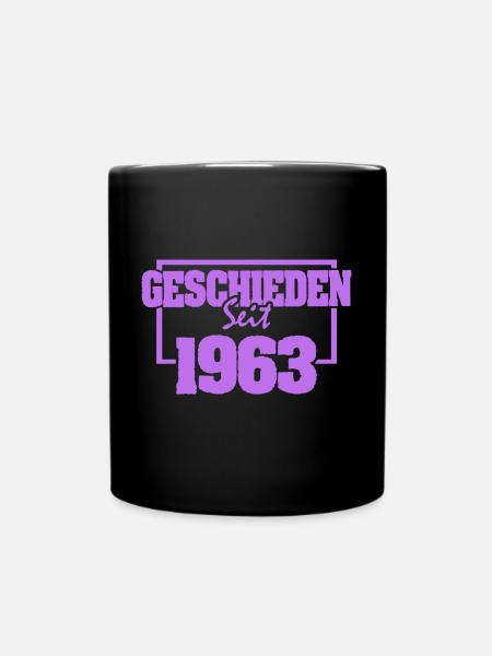 1963 - Tasse einfarbig - Schwarz