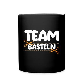 Bastler Bastelunterricht Basteln - Tasse einfarbig - Schwarz - Vorne