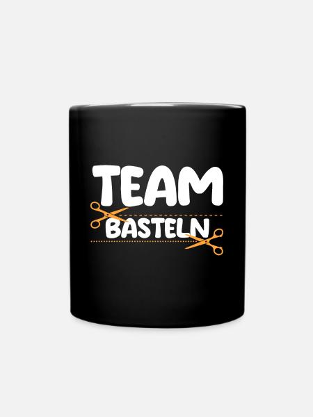 Bastler Bastelunterricht Basteln - Tasse einfarbig - Schwarz