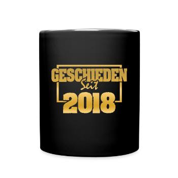 Ehefrau 2018 - Tasse einfarbig - Schwarz - Vorne