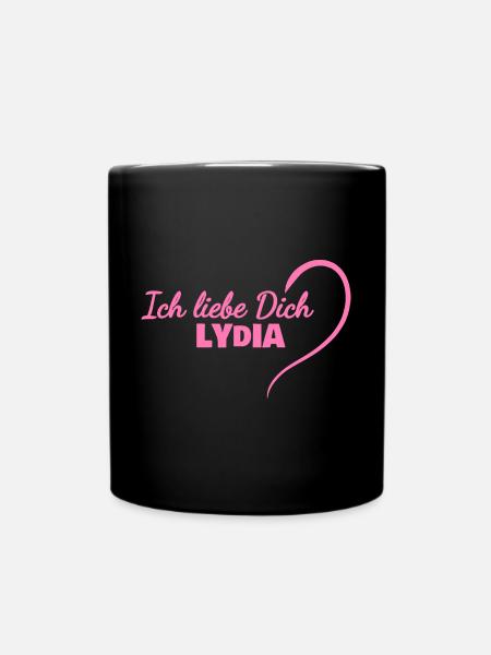 LiebeDich Lydia - Tasse einfarbig - Schwarz