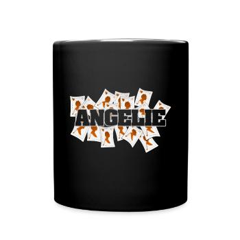 Gift for Angelie - Full Colour Mug - black - Front
