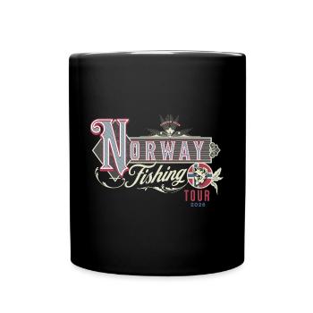 Norway 2026 Fishing Angler Fishing Trip - Full Colour Mug - black - Front