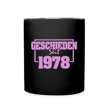 Ehe 1978 - Tasse einfarbig - Schwarz - Vorne