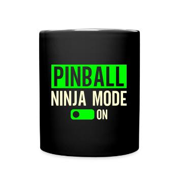 Mode Ninja flipper activé - Mug uni - noir - Devant