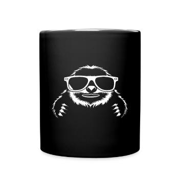 Paresseux Anime Paresseux Manga Paresseux Lunettes de soleil - Mug uni - noir - Devant