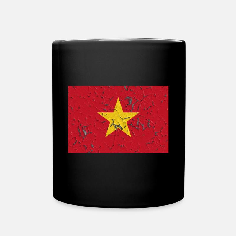 Vietnam Vietnam - Tasse einfarbig - Schwarz