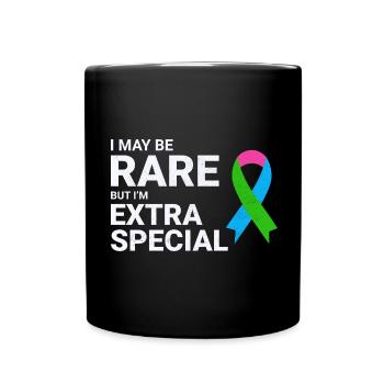 Sensibilisation aux maladies rares Extra-Special Singularness - Mug uni - noir - Devant