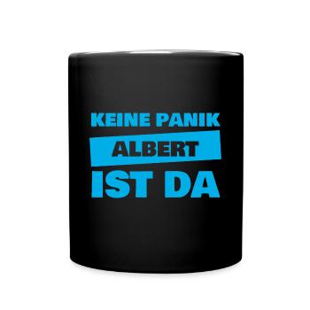Prénom Albert - Mug uni - noir - Devant