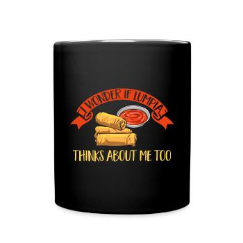 Lumpia Filipino Food Philippines - Full Colour Mug - black - Front