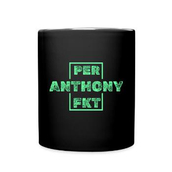 Anthony als Anthony - Tasse einfarbig - Schwarz - Vorne