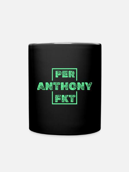 Anthony als Anthony - Tasse einfarbig - Schwarz