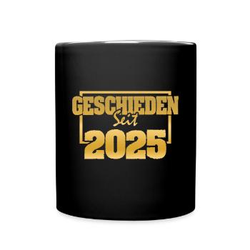 2025 - Tasse einfarbig - Schwarz - Vorne