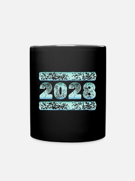2028 - Tasse einfarbig - Schwarz