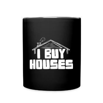 Agent immobilier agréé Courtier immobilier J’achète - Mug uni - noir - Devant