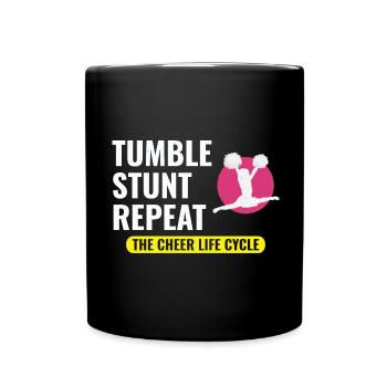 pom-pom girl pom-pom girl acclamation drôle - Mug uni - noir - Devant