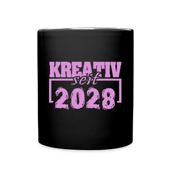 2028 - Full Colour Mug - black - Front