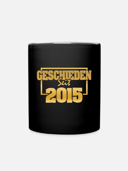 Ehemann 2015 - Tasse einfarbig - Schwarz