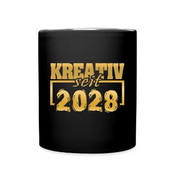 2028 - Tasse einfarbig - Schwarz - Vorne