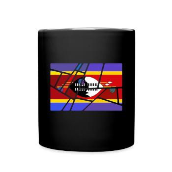 Eswatini als Eswatini - Tasse einfarbig - Schwarz - Vorne