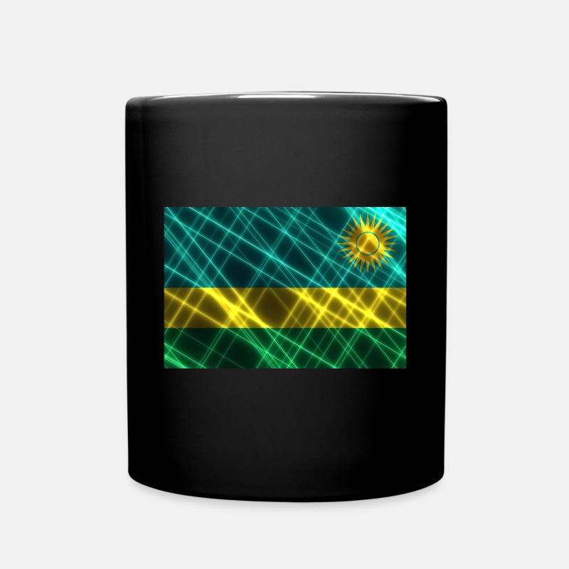 Ruanda als Ruanda - Tasse einfarbig - Schwarz