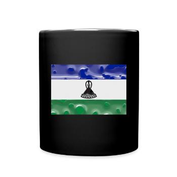Lesotho Lesotho - Tasse einfarbig - Schwarz - Vorne