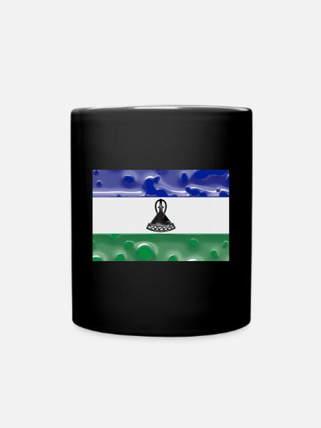 Lesotho Lesotho - Tasse einfarbig - Schwarz