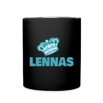 Lennas - Mug uni - noir - Devant