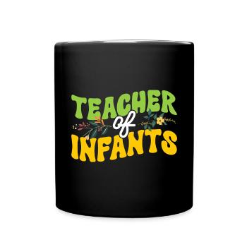 Enseignante de maternelle Éducatrice de centre de garde - Mug uni - noir - Devant
