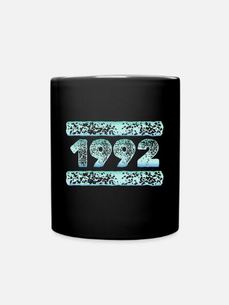 1992 - Tasse einfarbig - Schwarz