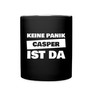Geschenk für Casper - Tasse einfarbig - Schwarz - Vorne