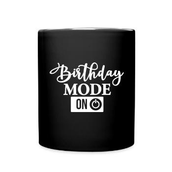 Mode Anniversaire sur Mode Anniversaire sur - Mug uni - noir - Devant