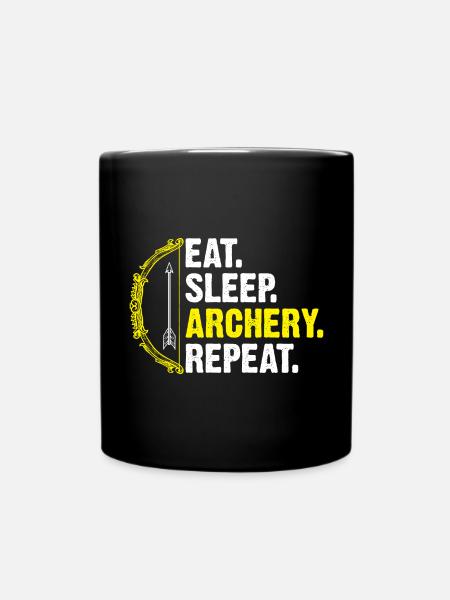 Archery Archer - Full Colour Mug - black