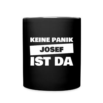 Vorname Josef - Tasse einfarbig - Schwarz - Vorne