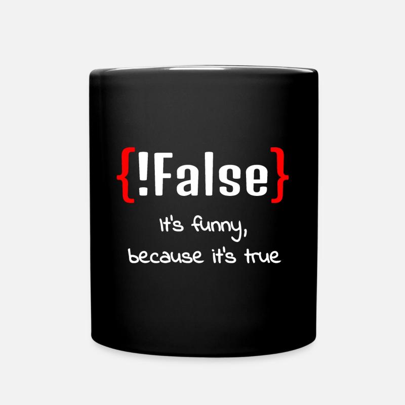 IT Informatik Informatiker Computerarbeit Geschenk - Tasse einfarbig - Schwarz