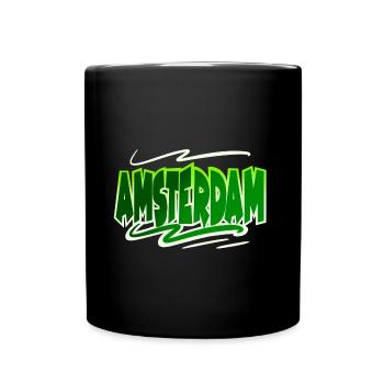 Amsterdam - Mug uni - noir - Devant