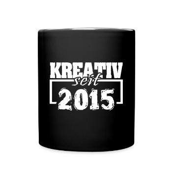 2015 - Tasse einfarbig - Schwarz - Vorne