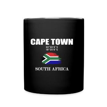 Cape Town Afrique du Sud Le Cap - Mug uni - noir - Devant