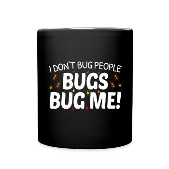 Insect Collector Entomology Entomologist Bug Lover - Full Colour Mug - black - Front