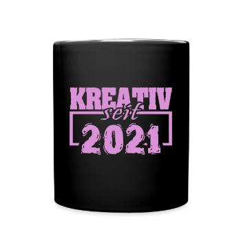 2021 - Full Colour Mug - black - Front