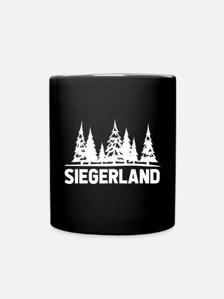 Siegerland Stadt Siegen Heimat Sejerlänner - Tasse einfarbig - Schwarz