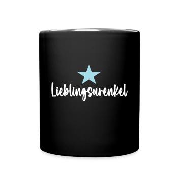 Urenkelsohn Ur-Enkel Jungen Urenkel Enkel Liebling - Tasse einfarbig - Schwarz - Vorne