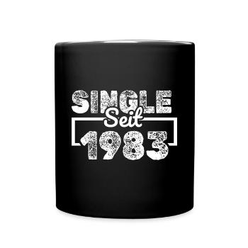 Single 1983 - Tasse einfarbig - Schwarz - Vorne