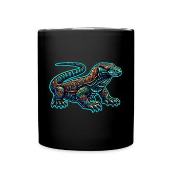 Komodo Dragon - Full Colour Mug - black - Front