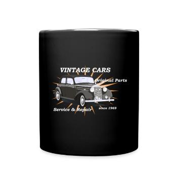Voitures anciennes, voitures classiques - Mug uni - noir - Devant