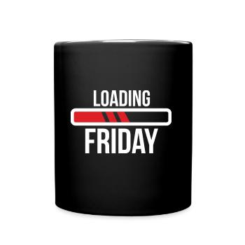Loading Friday Finally weekend - Full Colour Mug - black - Front