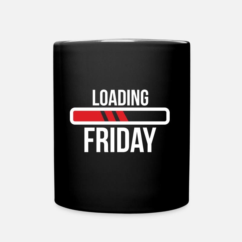 Loading Friday Endlich Wochenende - Tasse einfarbig - Schwarz